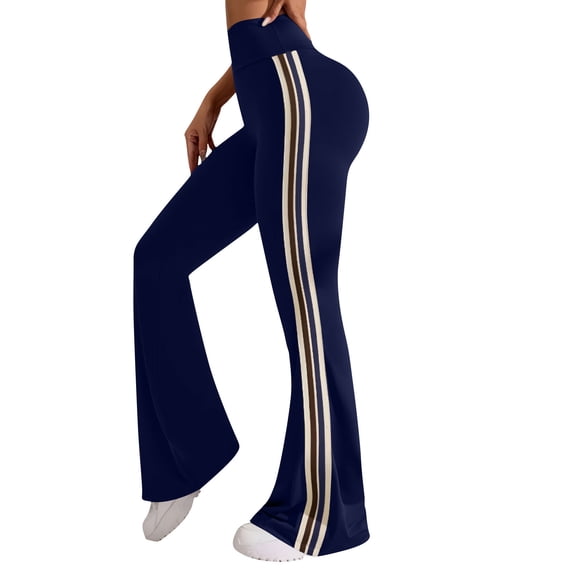 Flare Leggings for Women Yoga Pants with Pockets High Waisted Leggings Bootcut Casual Yoga Pants Women's Casual Elastic Sports Flare Pants