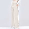 thumbnail image 1 of Flare Maternity Leggings Yoga Pants Stretchy Over The Belly Pregnancy Dress Work Pants with Pockets Casual Beige XL, 1 of 6