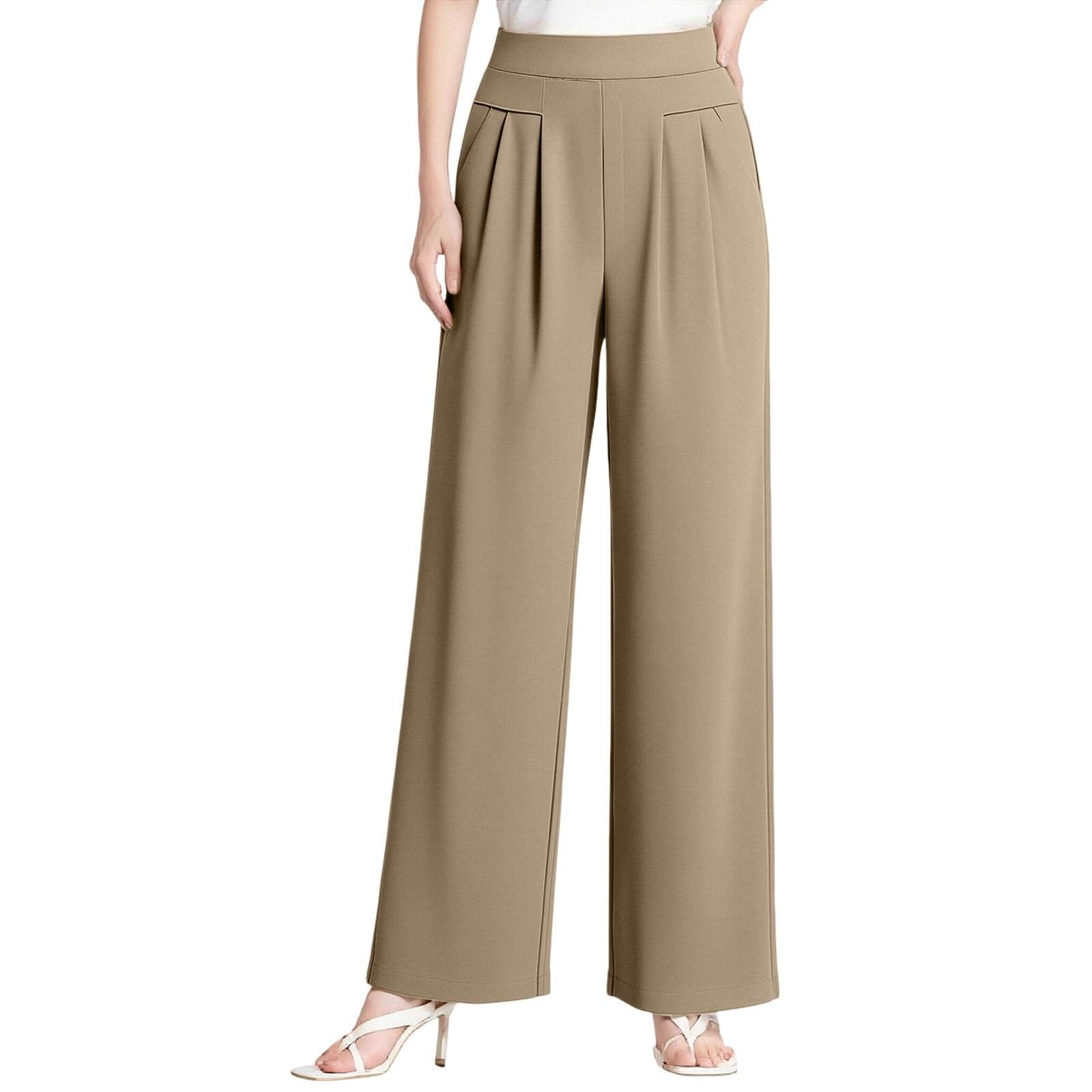 Flare Pants for Women Business Casual Cozy Palazoo Dressy Breathable ...