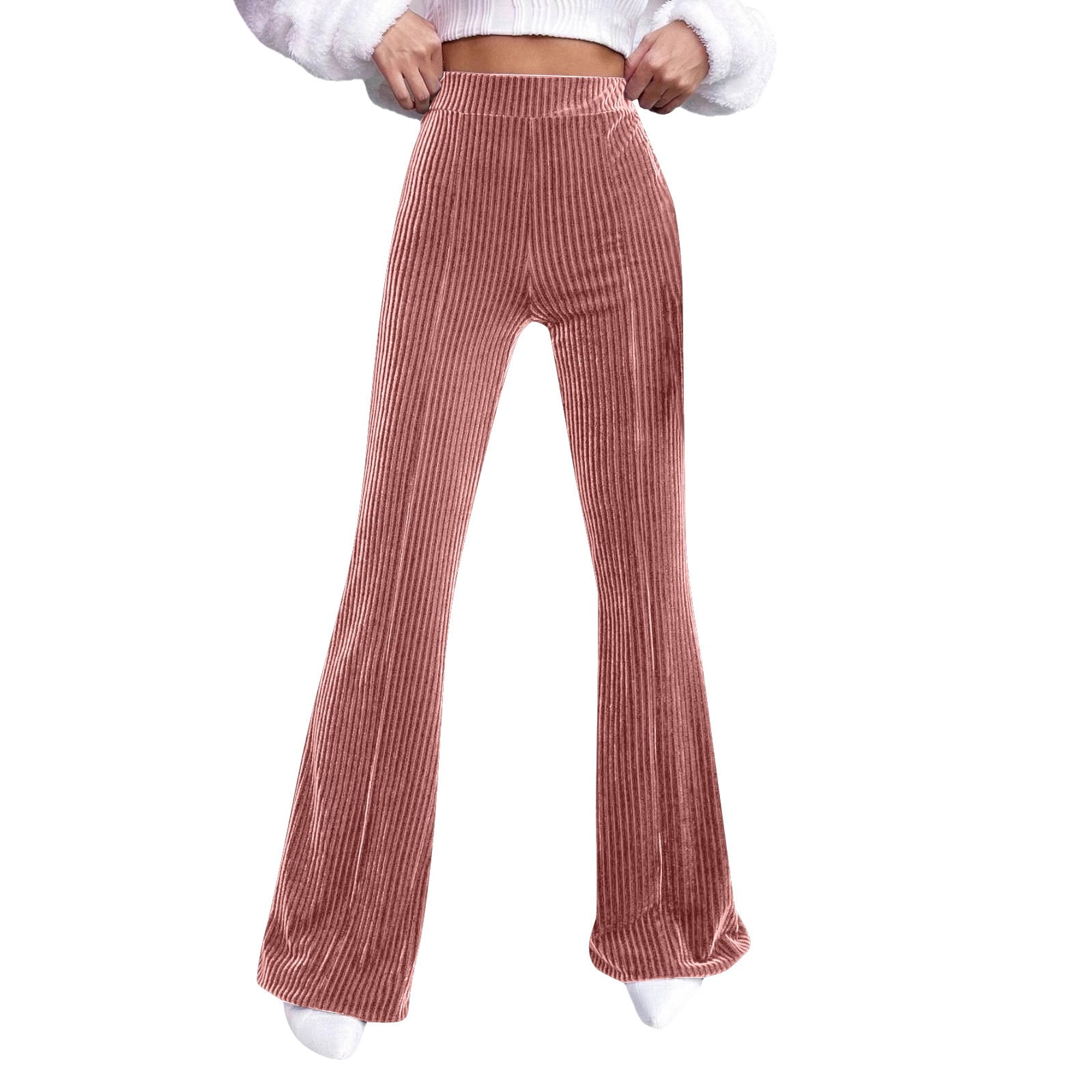 Flare Pants for Women, Comdrip Velvet Flared Pants for Women Fall — free download