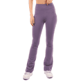 thumbnail image 1 of Flare Yoga Leggings with Pockets 28" High Waist Super Soft Stretchy Workout Yoga Pants Violet X-Large, 1 of 4
