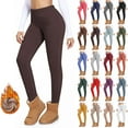 thumbnail image 1 of Flare Yoga Pants for Women Buttery Soft High Waist Bootcut Pants Workout Velvet Warm Home Leggings Casual Close Fitting Leggings Long Pants, 1 of 10