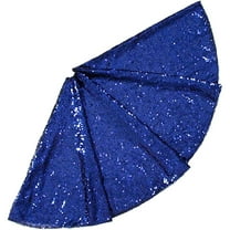 FlareFable 15Inch Pure Color Christmas Tree Skirt Decorations, with Sequins Fun Home Tree Skirt Round Xmas Cover for Christmas Party Mat Indoor, Perfect Winter Holiday Christmase Decorations