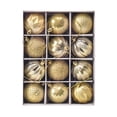 thumbnail image 1 of FlareFable  2.3" Retro Carving Christmas Tree Balls Hanging, Irregular Christmas Ball Tree Ornaments, Luxurious Christmas Tree Balls Decoration, Ball Bauble Fall Decor & Christmas Decoration, 1 of 8
