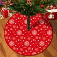 thumbnail image 1 of FlareFable 28Inch Colorful Christmas Tree Skirt Decorations, Fun Winter Holiday Christmas Decorations, Warm & Art Vibe to Home, Tree Skirt Round Xmas Cover for Christmas Party Mat Indoor, 1 of 41