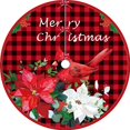 thumbnail image 1 of FlareFable 35 Inch Colorful Christmas Tree Skirt Decorations, Winter Holiday Christmas Decorations, Home Tree Skirt Round Xmas Cover for Christmas Party Mat Indoor, 1 of 33