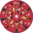 thumbnail image 1 of FlareFable 35 Inch Colorful Christmas Tree Skirt Decorations, Winter Holiday Christmas Decorations, Home Tree Skirt Round Xmas Cover for Christmas Party Mat Indoor, 1 of 31