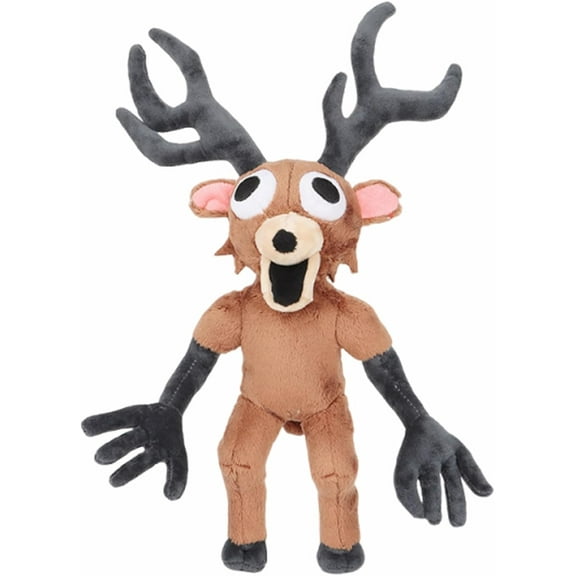 FlareFable Game 99 Nights in The Forest Deer Plush Toys, 99 Nights Character Deer Stuffed Animals Pillow, Collectible Plushies for Game Fans, Perfect Christmas Halloween Gifts & Decorations (C)