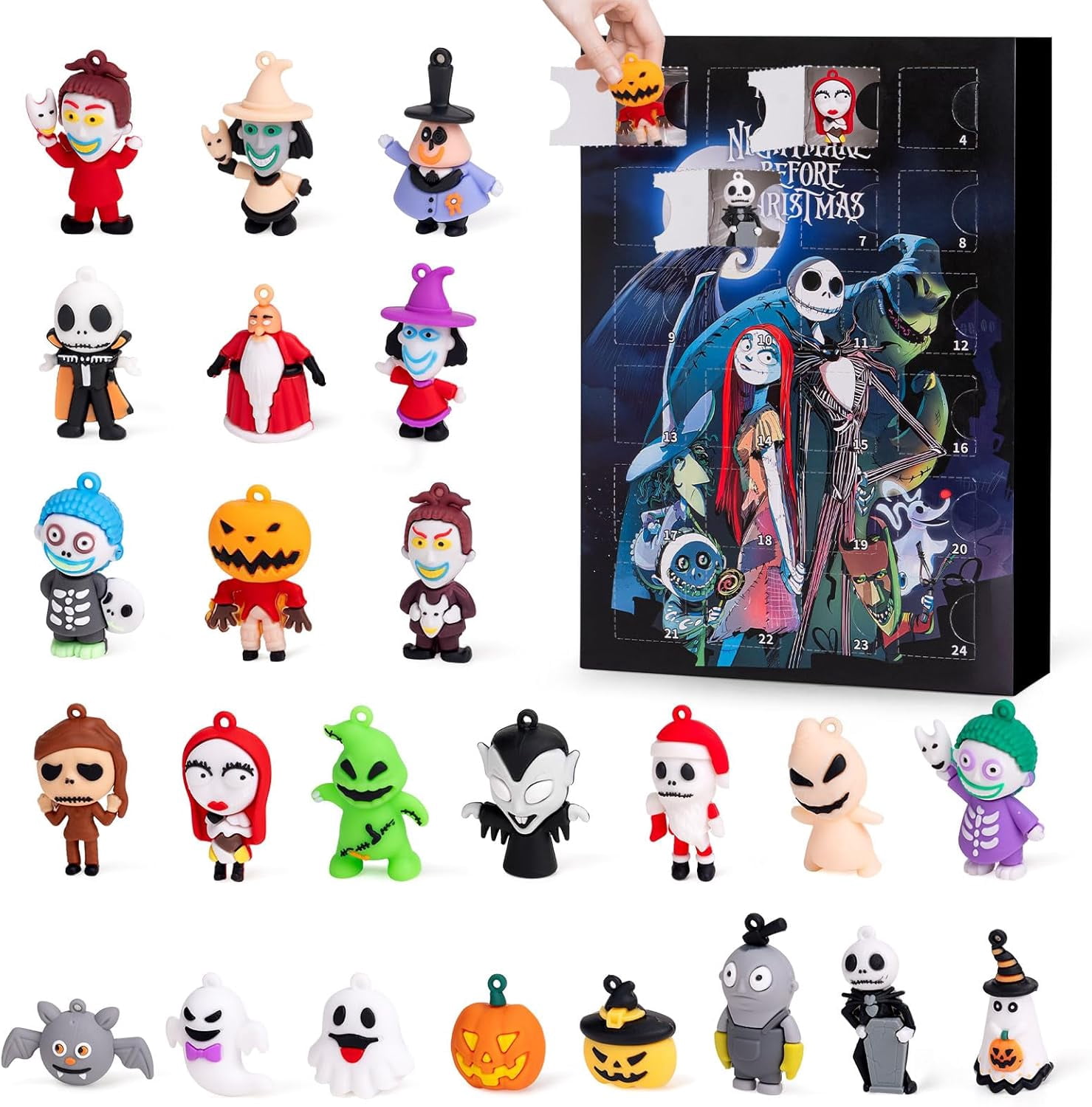 FlareFable The Nightmare Before Christmas Advent Calendar 2025 Figurine ...