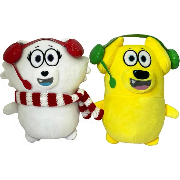 FlareFable Tyler and Snowi Bundle Plush Toys Set, 9.84" Character Tyler & Snowi Stuffed Animals Toys, Soft & Huggable Cartoon Plushies, Home & Desk Decorations, Birthday Christmas Hallowen Gifts