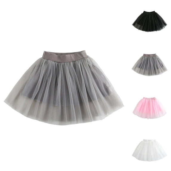 Flared A-Line Waistband Girls Summer Skirt, Vintage Polka Dot 50s Pleated Full Circle Swing Dress for Toddler Kids Party Casual Wear