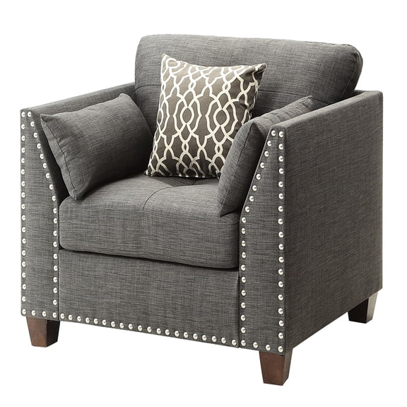 Flared Arms Design - Elegant with Nail Trim - Bedroom Setting - Infuse Sophistication