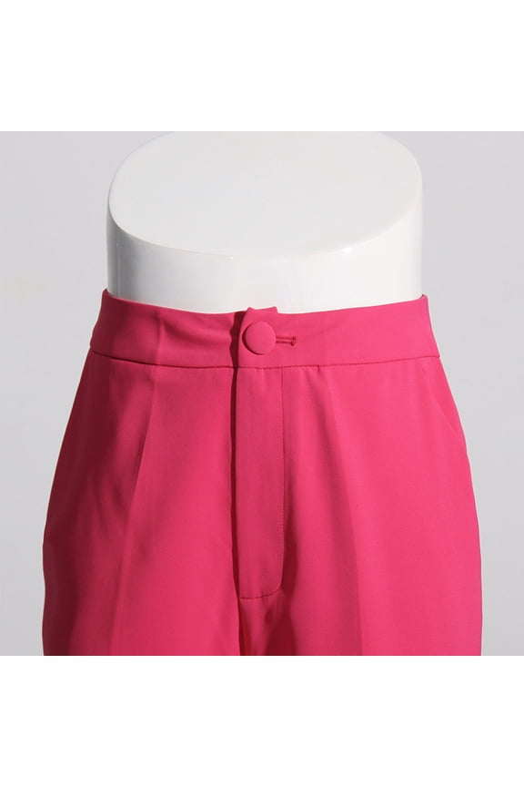 Flared High-Rise Trouser (S, RosePink)