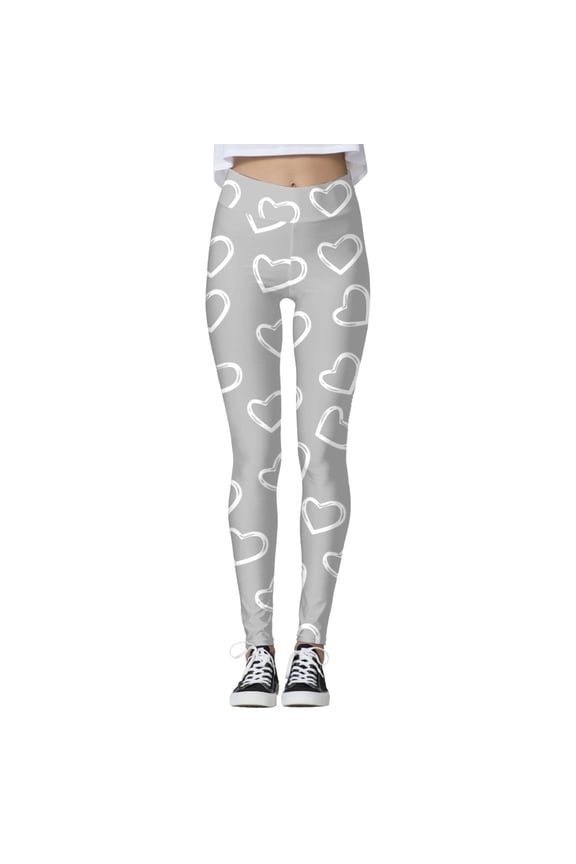 Flared Leggings Valentine’s Day Stretchy Workout Tights Tight Flare Leggings Petite Jogger Leggings Bottoms for Women