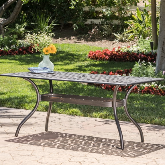 Flared Legs Feature - Stable Outdoor Table - Patio and Event Hosting - Celebrate Summer Together