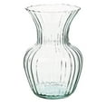 thumbnail image 1 of Flared Optic Clear Vase, 1 of 1