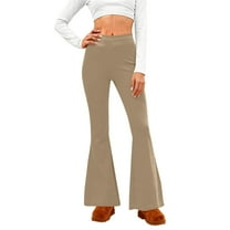 Flared Yoga Pants for Women High Waist Bootcut Workout Leggings Casual Yoga Pants Trouser Style Athletic Leggings for Running
