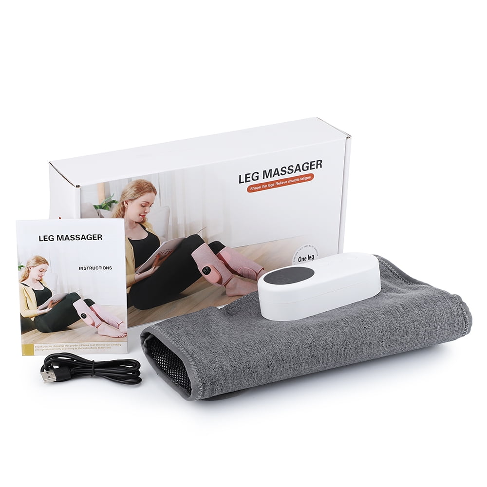 Flaremore Leg Massager, Air Compression Calf Massager with Heat Rechargeable Foot Massage for Women Men 1PCS
