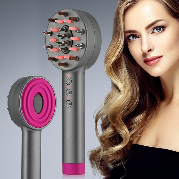 Flaremore Red Light Hair Comb Laser Hair Comb,Electric Scalp Massager Device Portable Oil Applicator ABS Material