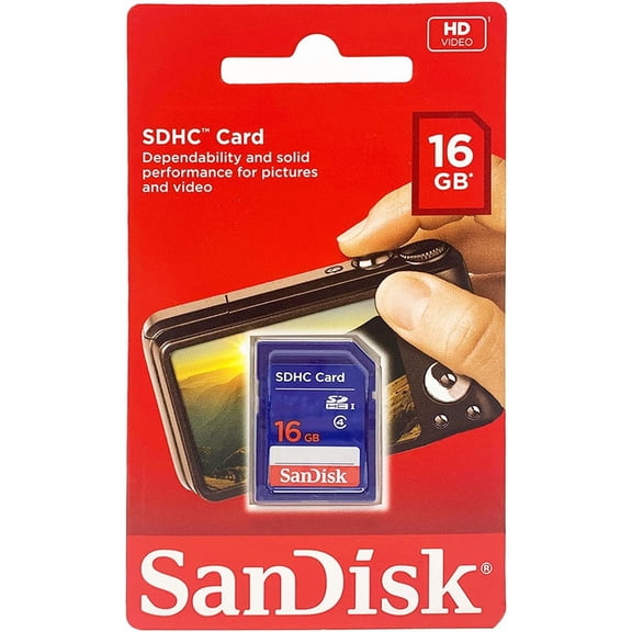 Flash 16 GB SDHC Flash Memory Card SDSDB-016G (Label May Change)