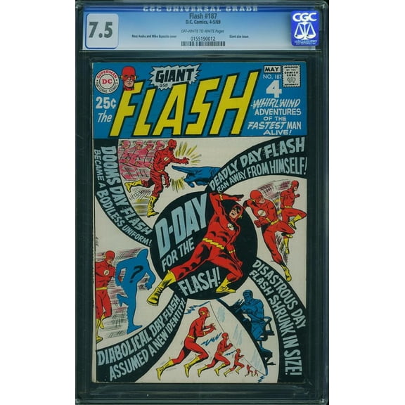Flash #187 - CGC 7.5 Comic Book