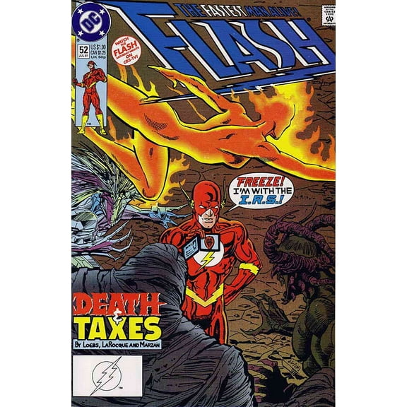 Flash (2nd Series) #52 VF ; DC Comic Book