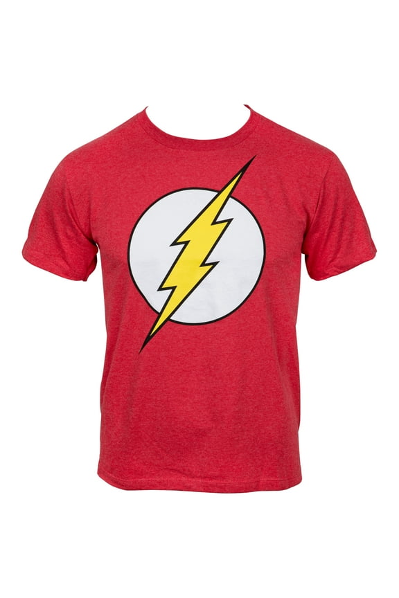 Flash 844527-medium DC Comics the Flash Symbol Glow Ink Youth T-Shirt - Medium