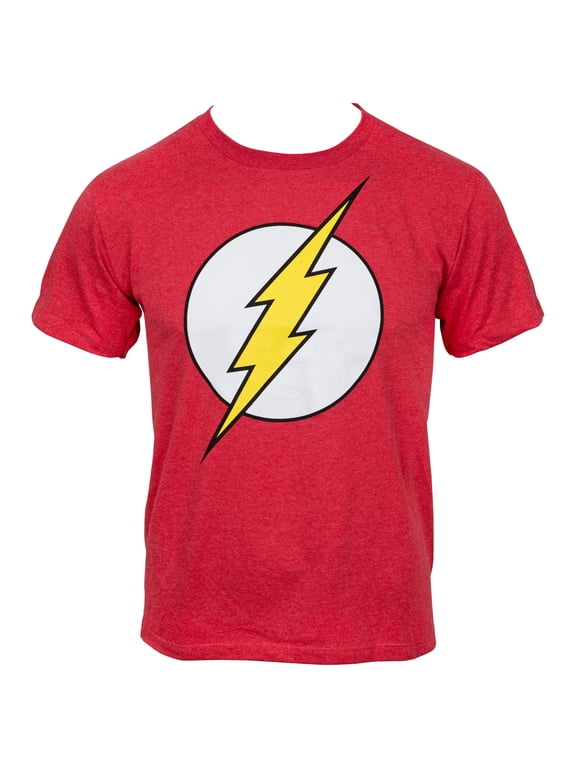 Flash 844527-medium DC Comics the Flash Symbol Glow Ink Youth T-Shirt - Medium