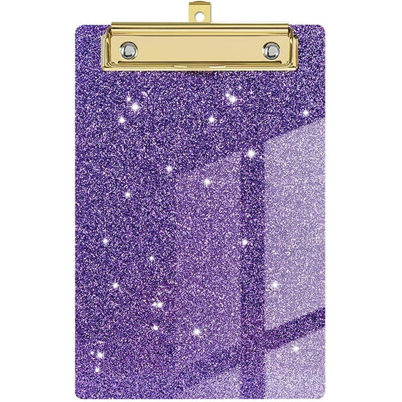Flash Acrylic Writing Pad Durable Paper Plywood Writing Surface,Notes Pad,Doctor’s Note Pad, Acrylic Writing Board, Multi-Color Writing Pad, Smooth Writing Pads, Available in 10 Colors(Purple)