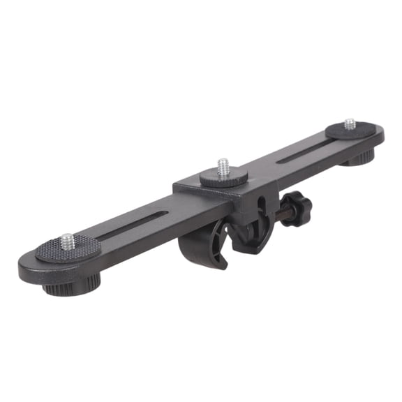 Flash Bracket, 3 Port Camera Mount Flash Bracket Extension with 1/4 Screw