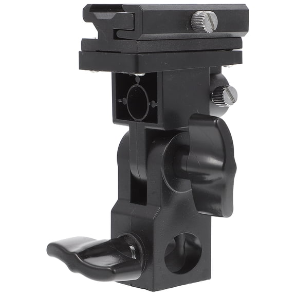 Flash Bracket Umbrella Bracket Umbrella Swivel Holder Flash Stand Light Stand Black