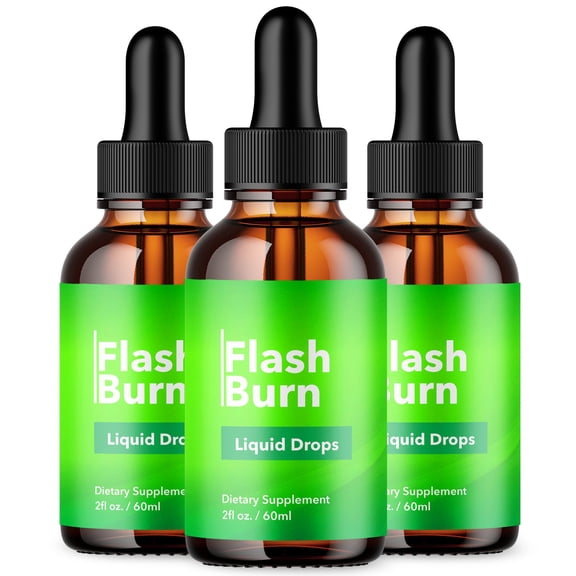 Flash Burn Advanced Formula Drops Supporting Your Active Lifesyle Naturally FlashBurn 90 Servings