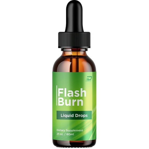Flash Burn Drops Healthy Formula - FlashBurn Liquid All Natural Healthy Levels, Extra Strength, Flash Burn Reviews, 1 Pack, 1 Month Supply