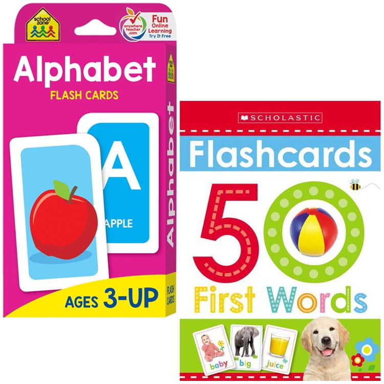 Flash Card Set Alphabet Flash Cards (Ages 3 and Up) + Scholastic Early