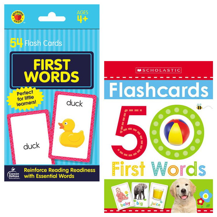 Cartwheel Books Language Skills, Vehicles 50 First Words Flashcards:  Scholastic Early Learners (Flashcards): Scholastic: 9781338161397:  : Books