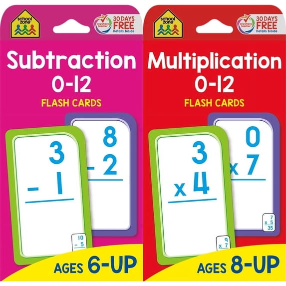 Flash Card Set: Flash Card: Multiplication 0 -12: Flashcards (Other ...