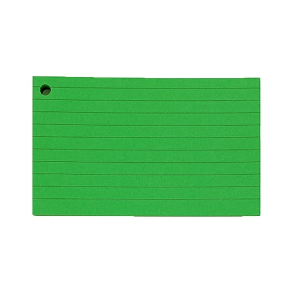 Flash Cards Lined Index Cards Study Cards with Binding Rings Revisions Cards Blank Note Cards for Vocabulary Learning