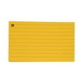 thumbnail image 1 of Flash Cards Lined Index Cards Study Cards with Binding Rings Revisions Cards Blank Note Cards for Vocabulary Learning, 1 of 15