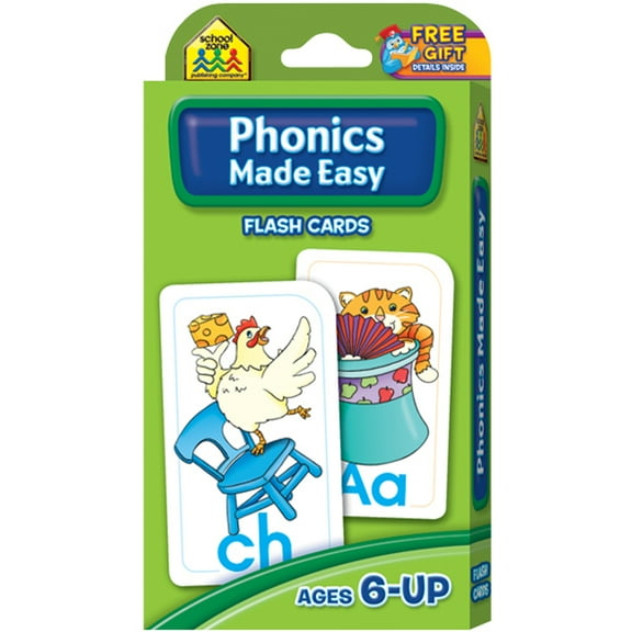 Flash Cards-Phonics Made Easy, 54pk