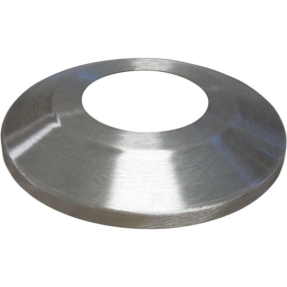 Flash Collar 12" Dia. X 1-3/4" High For 4 Inch Diameter Pole Silver