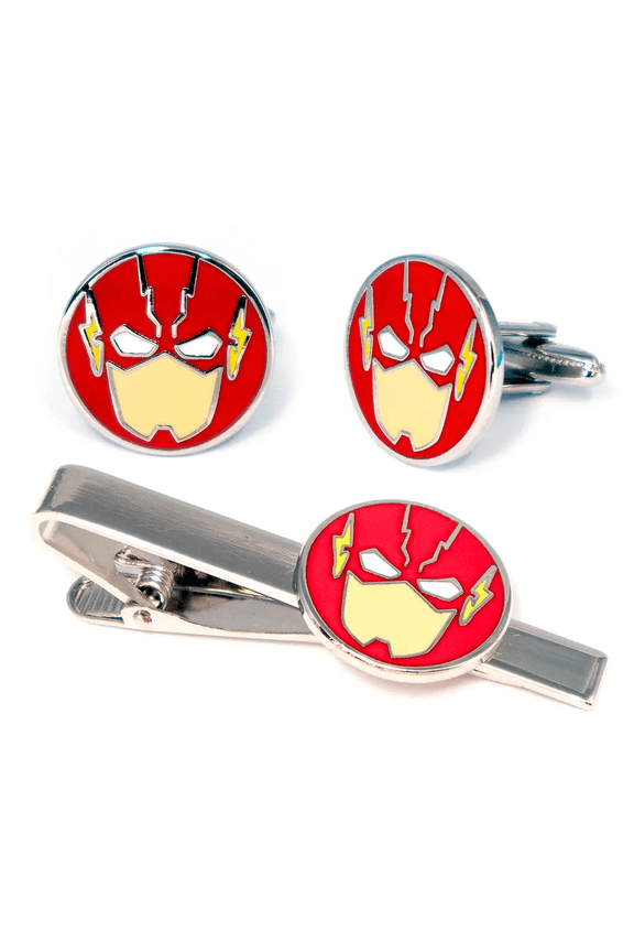 Cufflinks, Superhero Tie Clip, Groomsman Jewelry, Men’s Wedding Gifts