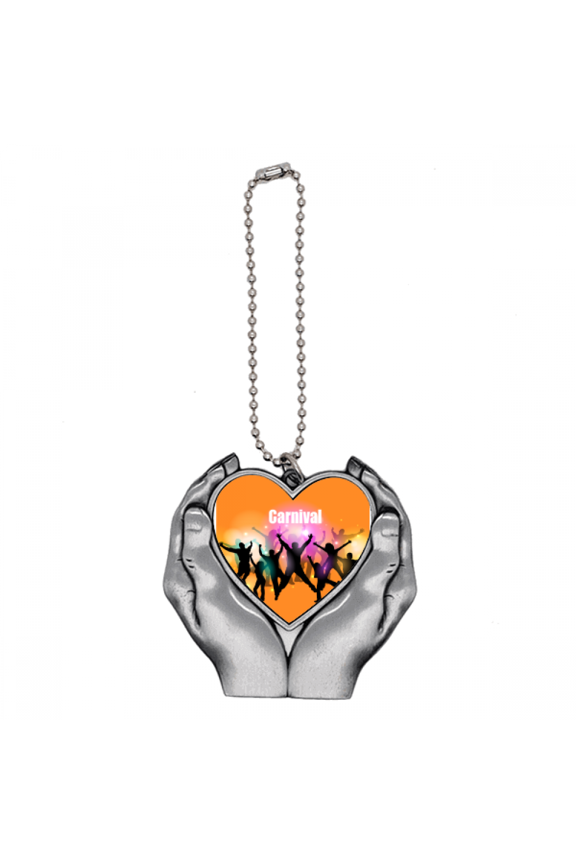 Flash Dance Celebrate Joy Nimbus Car Keychain Heart Pendant Ornament Charm