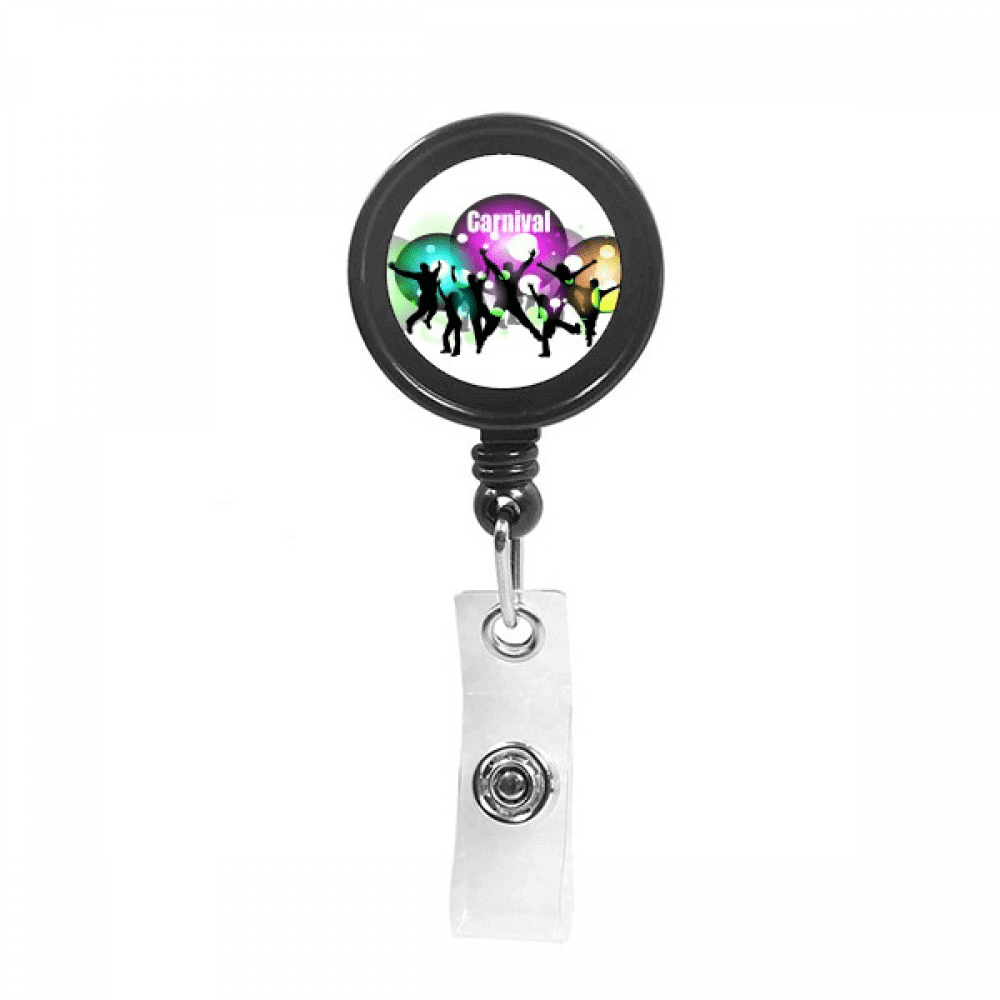 Flash Dance Celebrate Joy Nimbus Retractable Keychain Badge Holder ID Badge