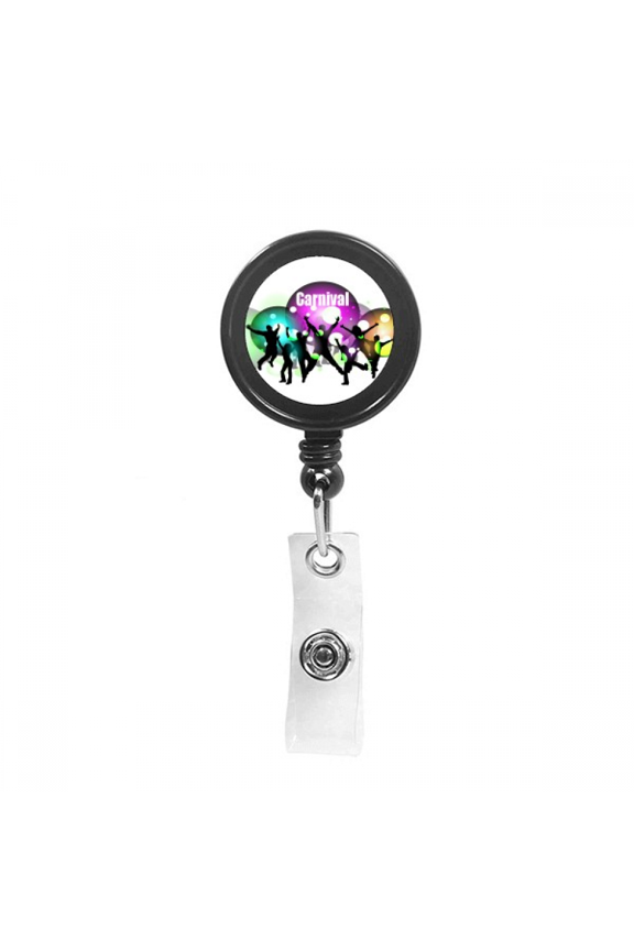 Flash Dance Celebrate Joy Nimbus Retractable Keychain Badge Holder ID Badge
