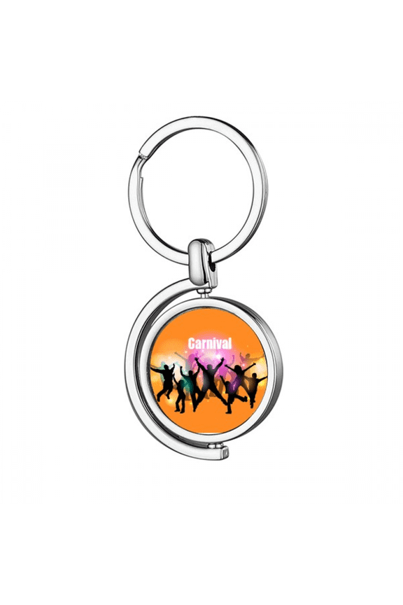 Flash Dance Celebrate Joy Nimbus Rotating Keychain Metal Keyring Holder