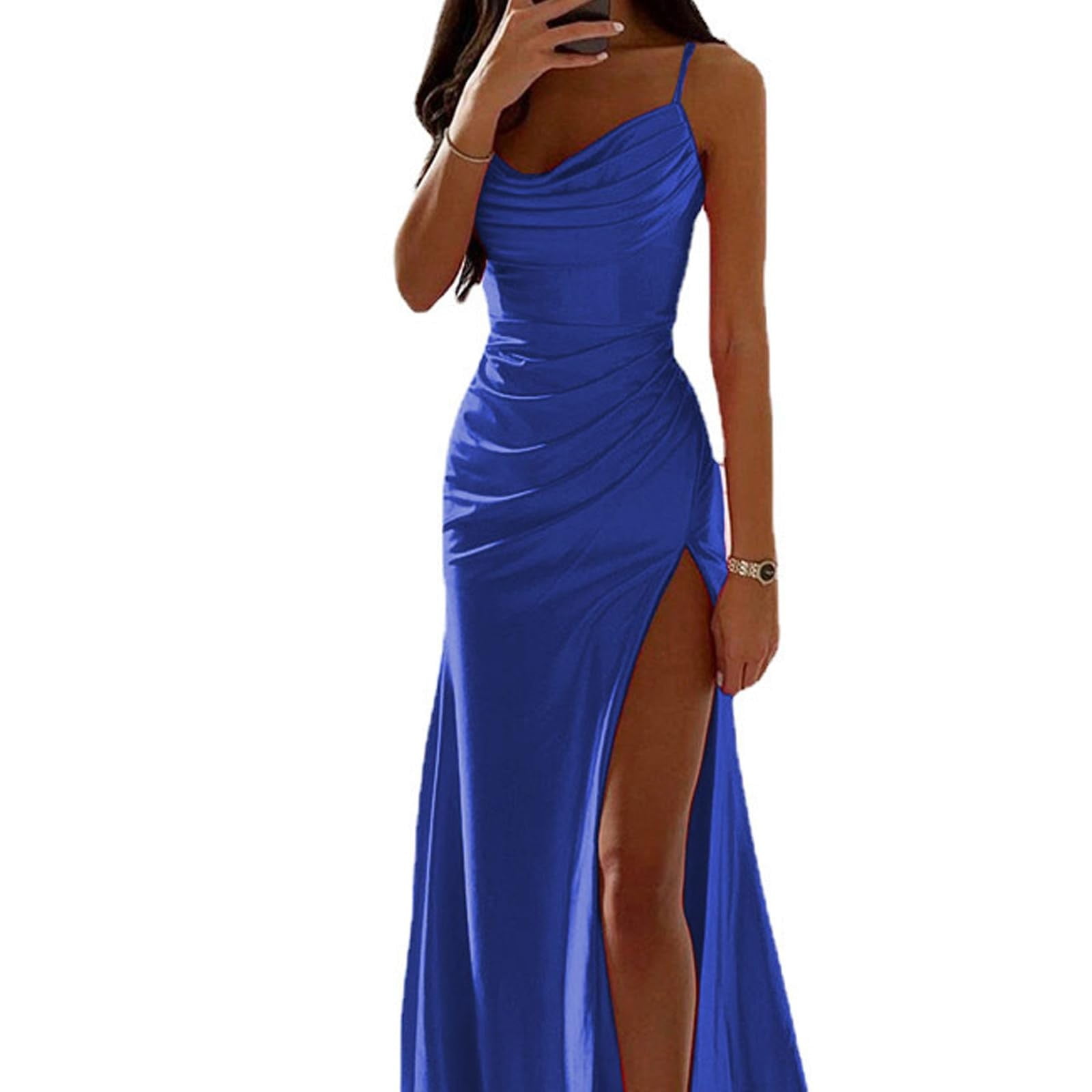 champagne mini dress Satin Backless – MODALIER maxretail dress to impress Ice Size:14P