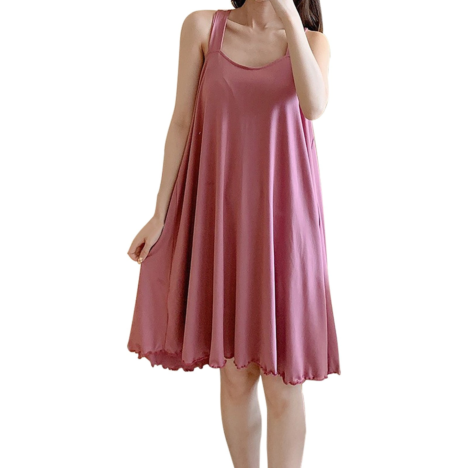 Flash Deal Sleep Set Sleepwear for Women Womens Full Slip In Bra Dress