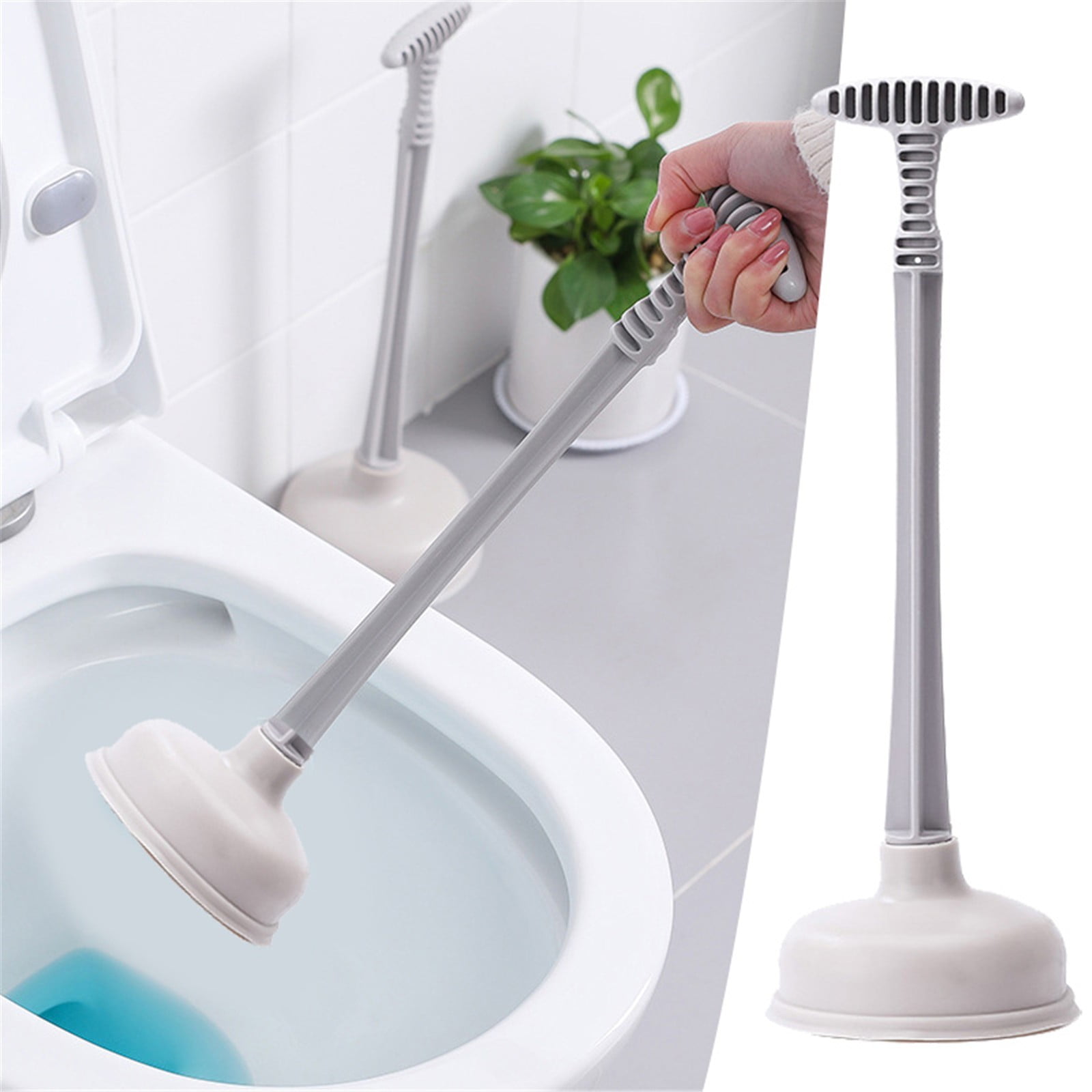 Flash Deal!Toilet Plunger with Holder Plunger with Unique Holder Plungers for Bathroom with