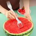 Flash Deal! Watermelon Cutting Tool Stainless Steel Fruit Cantaloupe