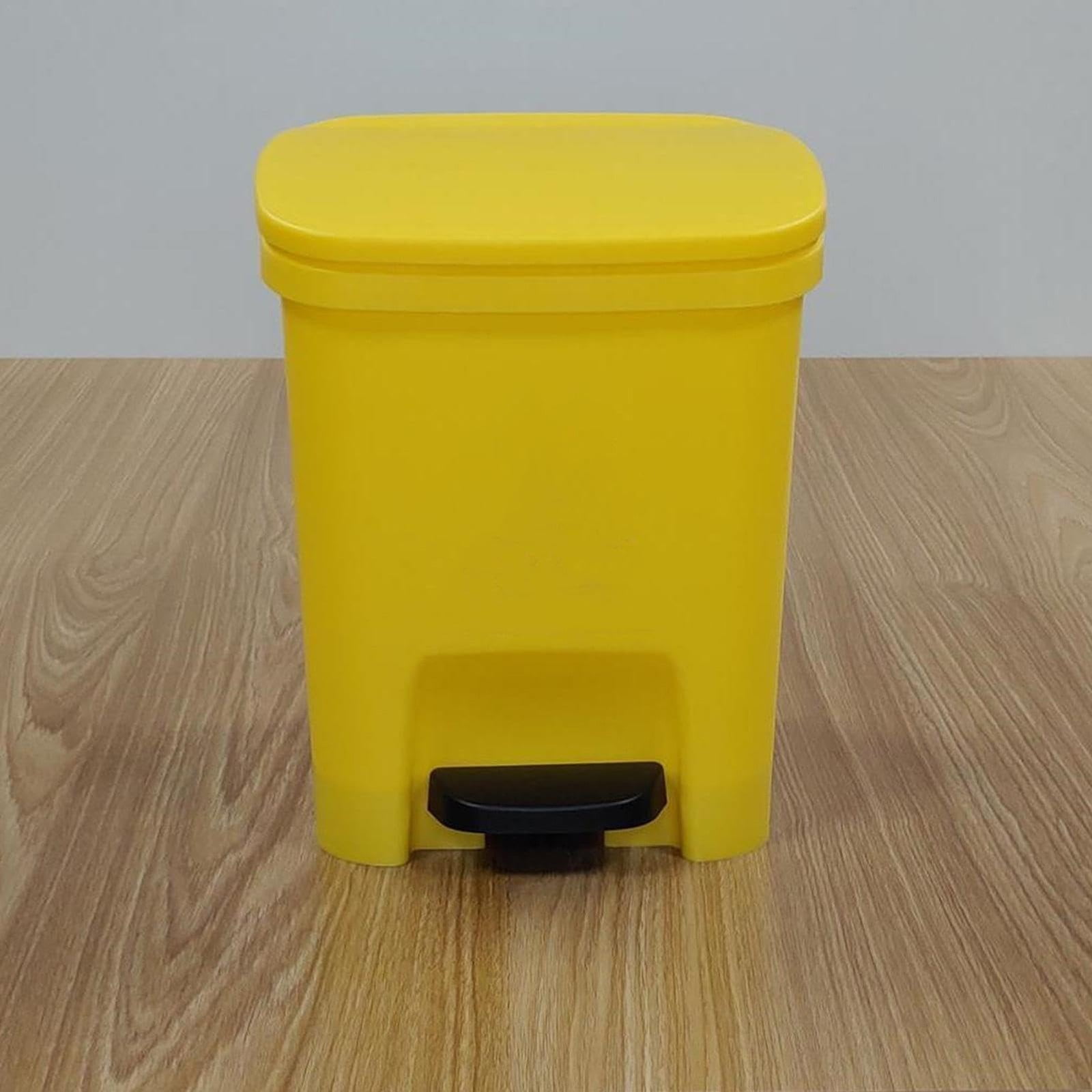 Flash Deals 10L Gallon Trash Can Plastic Step On Kitchen Trash Can